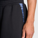Tartan Baggy Sweatpants - Black/Blue