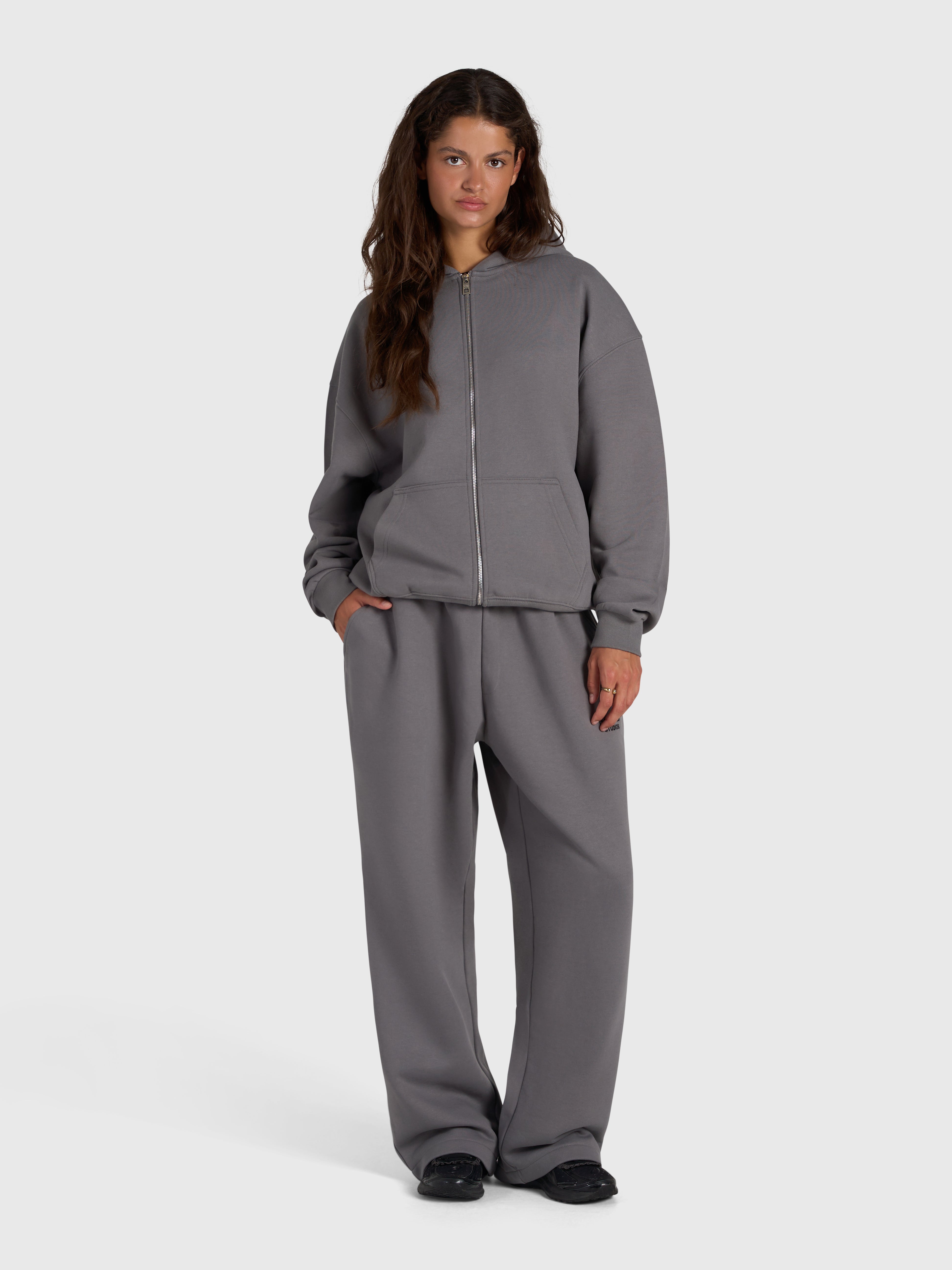 Confidence V2 Zip Hoodie - Steel/Black