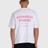 Confidence V2 Box Tee - White/Pink