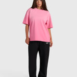 Confidence V2 Heavy Box Tee - Vintage Pink/White
