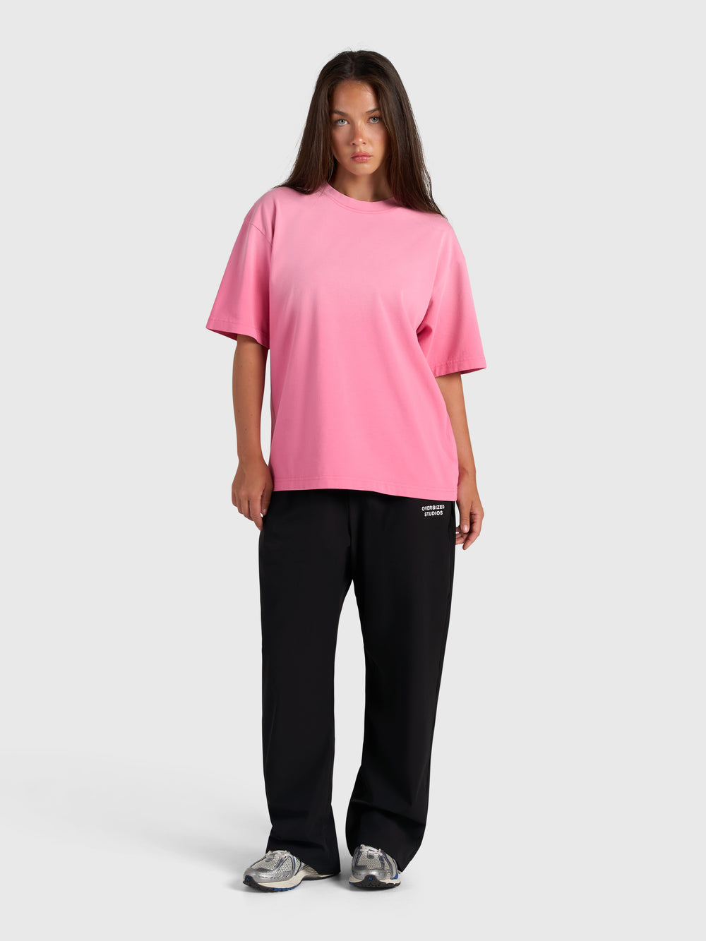 Confidence V2 Heavy Box Tee - Vintage Pink/White