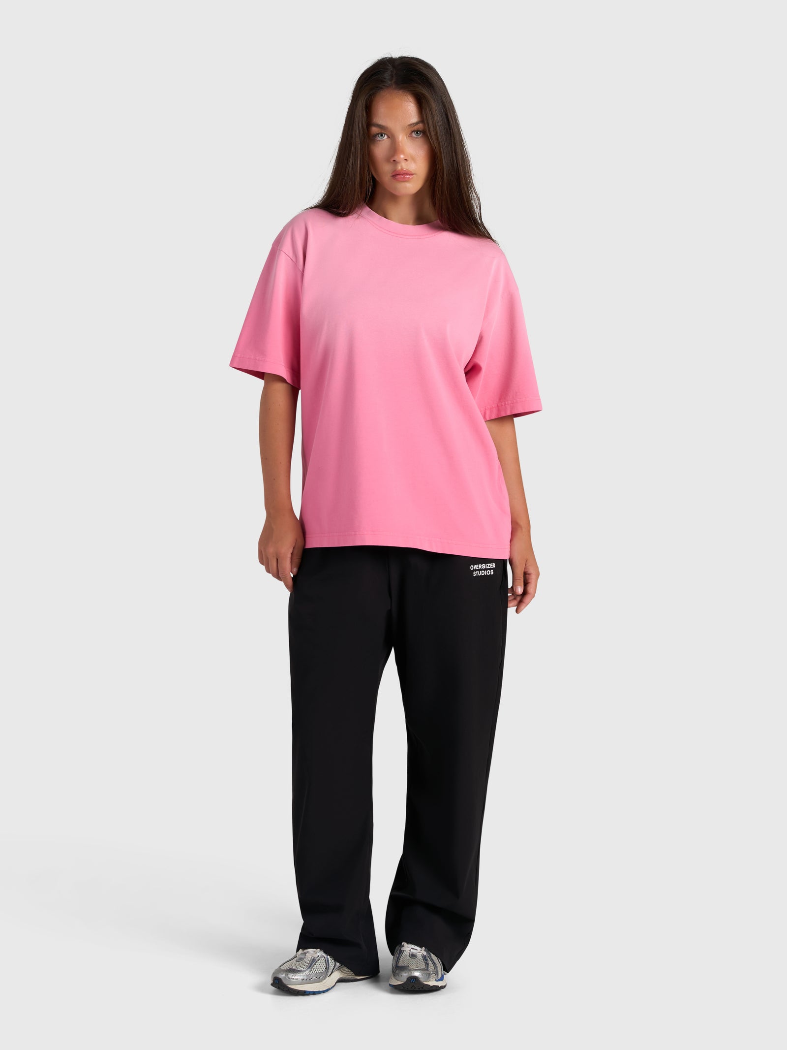 Confidence V2 Heavy Box Tee - Vintage Pink/White