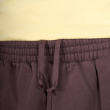 Tartan Baggy Sweatpants - Brown/Brown