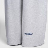Tartan Baggy Sweatpants - Cloudy Grey/Blue