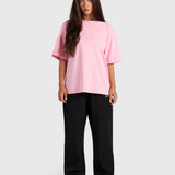 Confidence V2 Box Tee - Pink/White