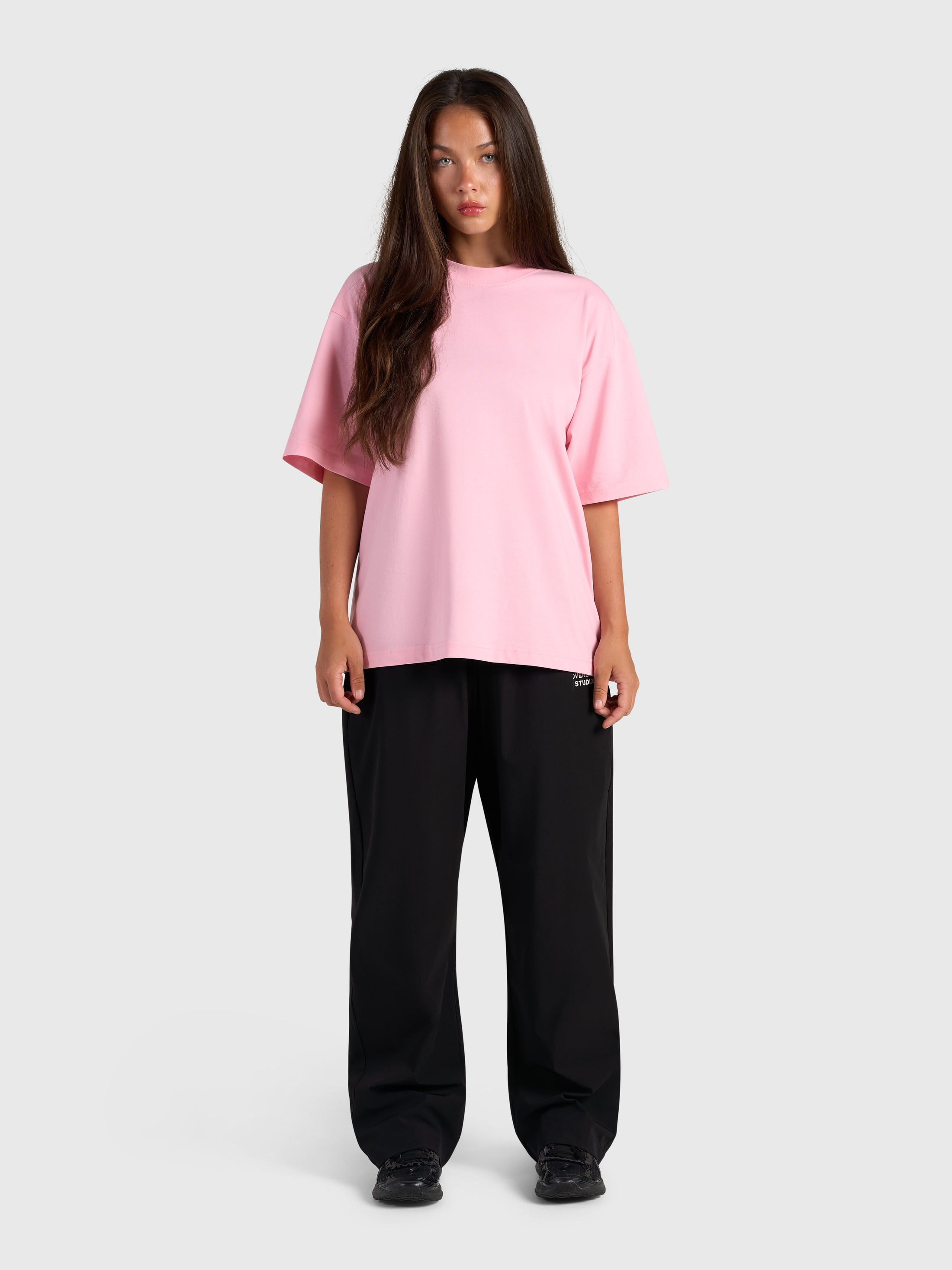 Confidence V2 Box Tee - Pink/White