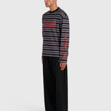 Robbery Printed Long Sleeve - Black/Red