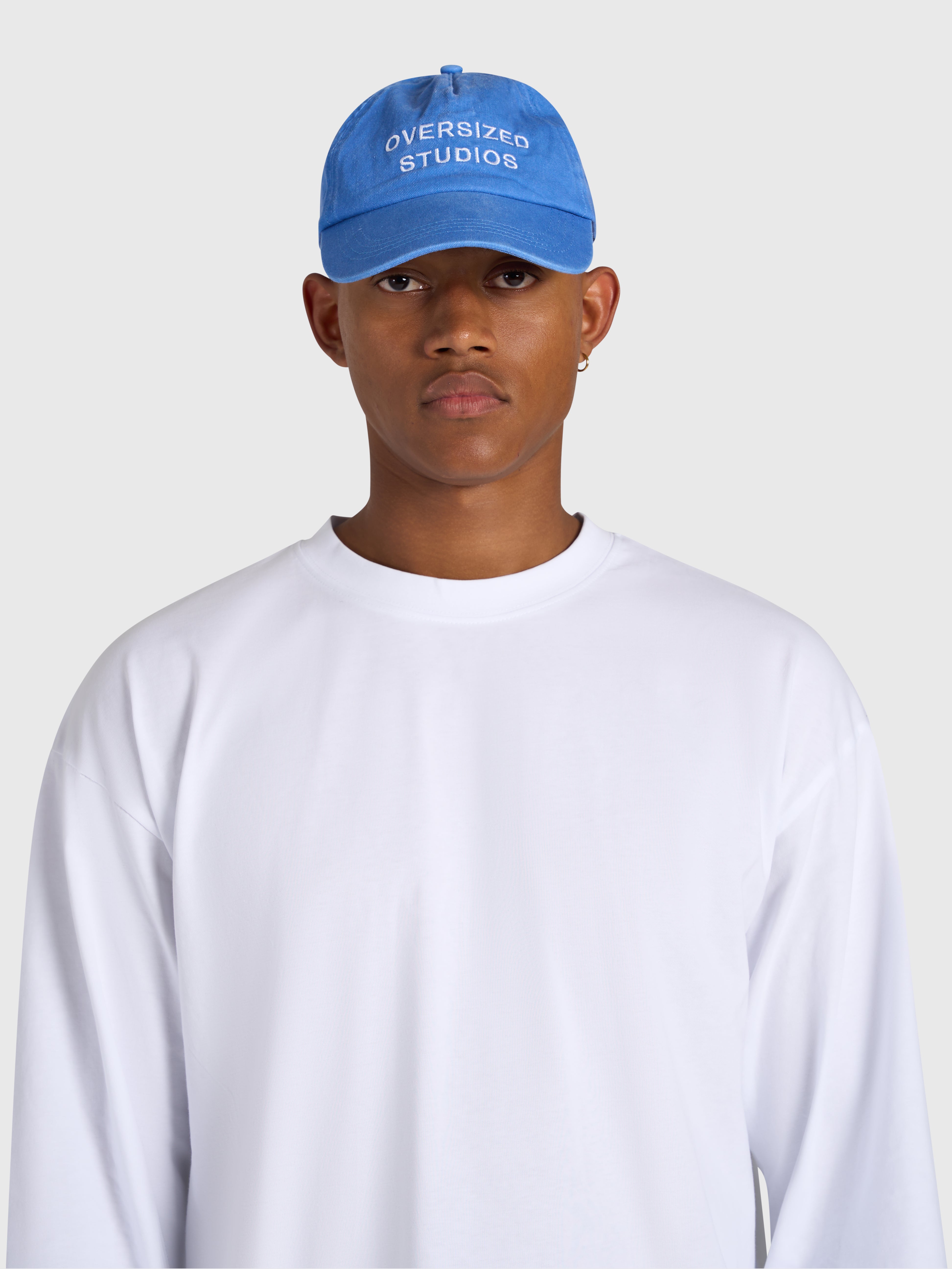 Confidence Cap - Vintage Blue/White