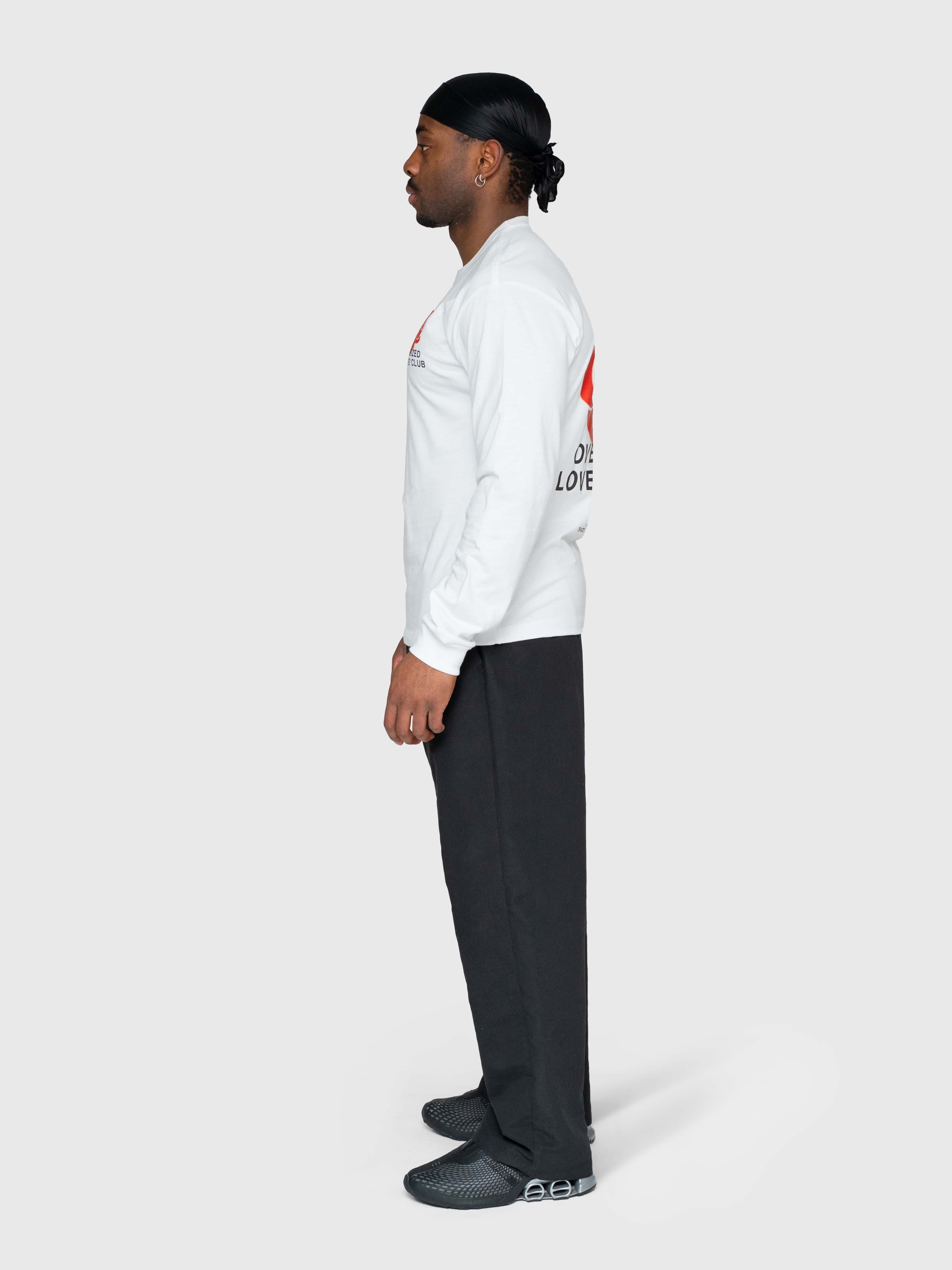Valentine Graphic Long Sleeve - White/Black/Red