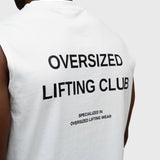 Heavyweight Cut Off Tee - White/Black