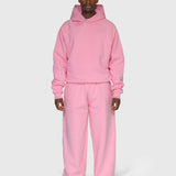 Cloud Raglan Hoodie - Pink
