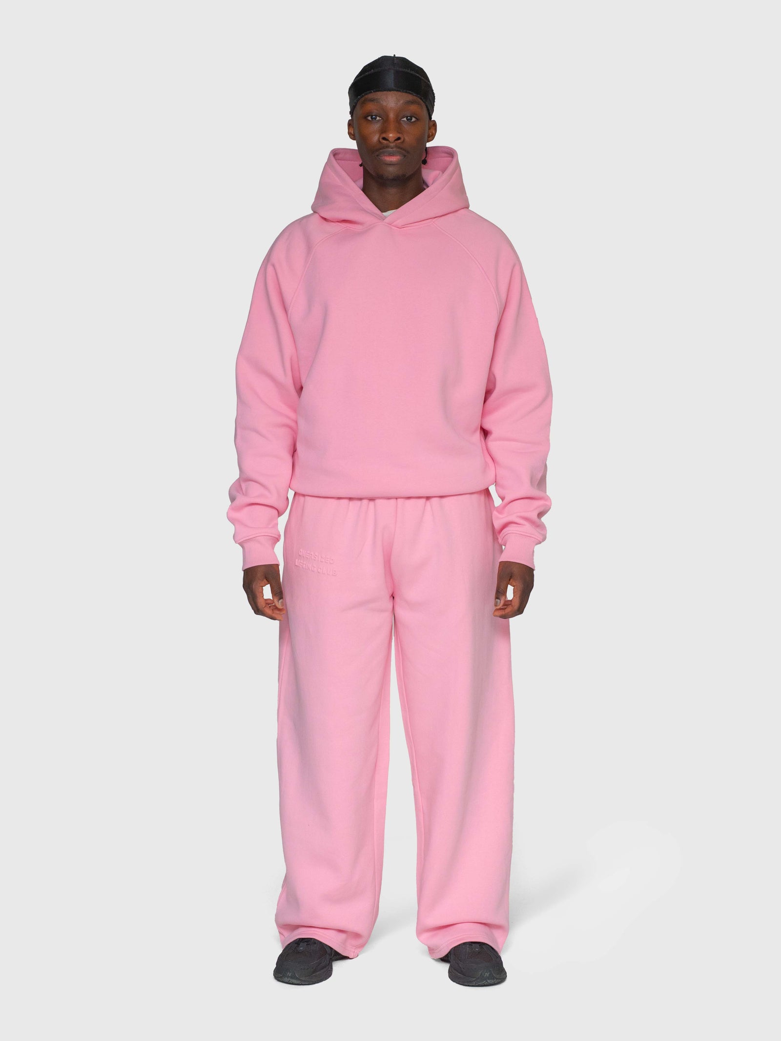 Cloud Raglan Hoodie - Pink